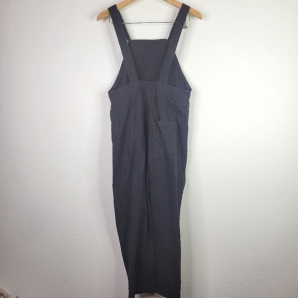 Beaton linen black overalls pants XS HTF! - Picture 2 of 9